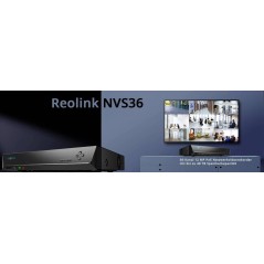 Reolink NVS36 Black - High-Quality Security Camera with Advanced Features | Model: 6975253983957